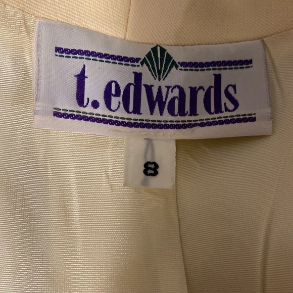 T. Edwards Vintage yellow short waisted jacket. - Picture 8 of 9